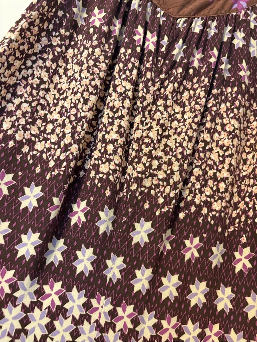 easel Brown & Purple Wide-Leg Printed Jumpsuit - Picture 3 of 5